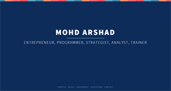 Desktop Screenshot of mohdarshad.com